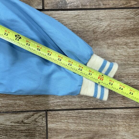 Vintage Sears Thin Bomber Jacket Light Blue Size XXL - Picture 12 of 12